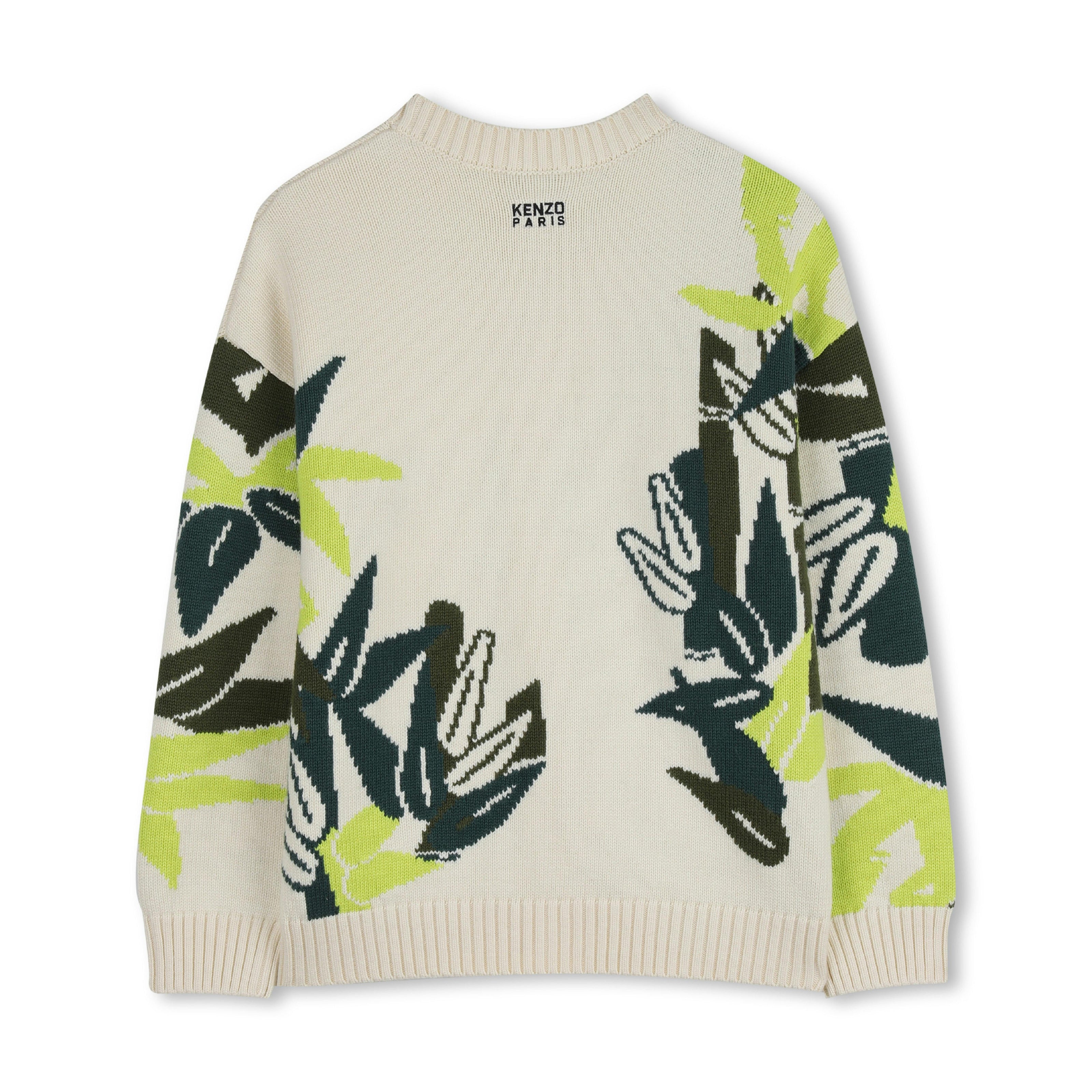 Beige Kenzo Patterned Cardigan
