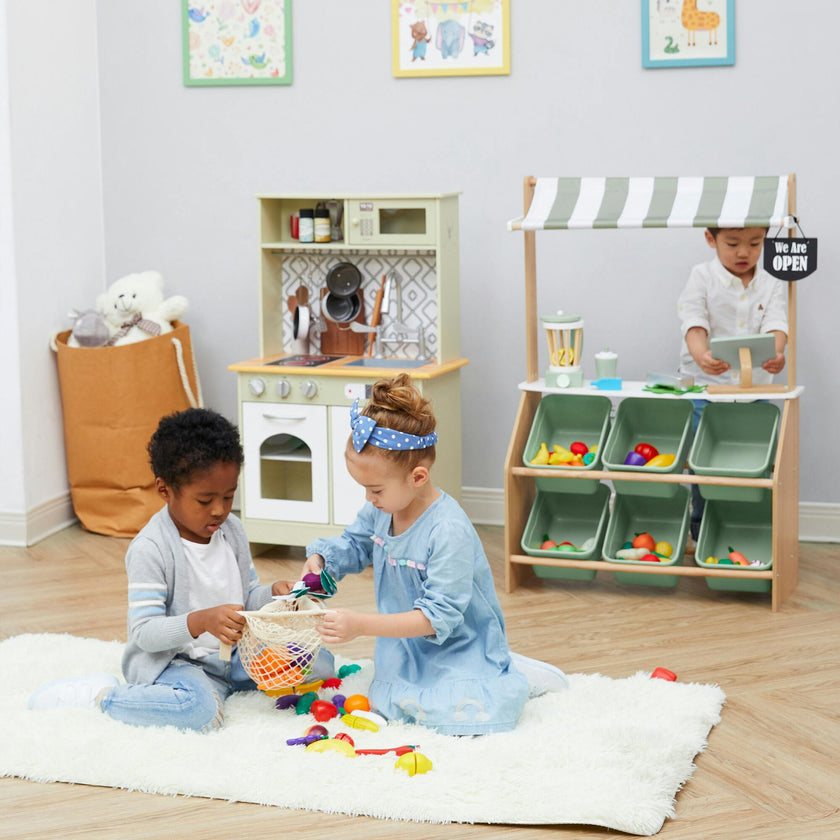 Little Helper Market Play Stand Play Kitchen