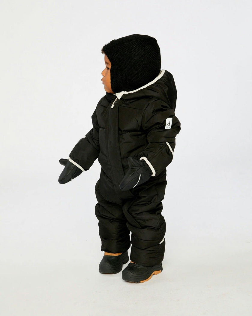 Baby Cloud One Piece Snowsuit Adapted For Car Seats Black