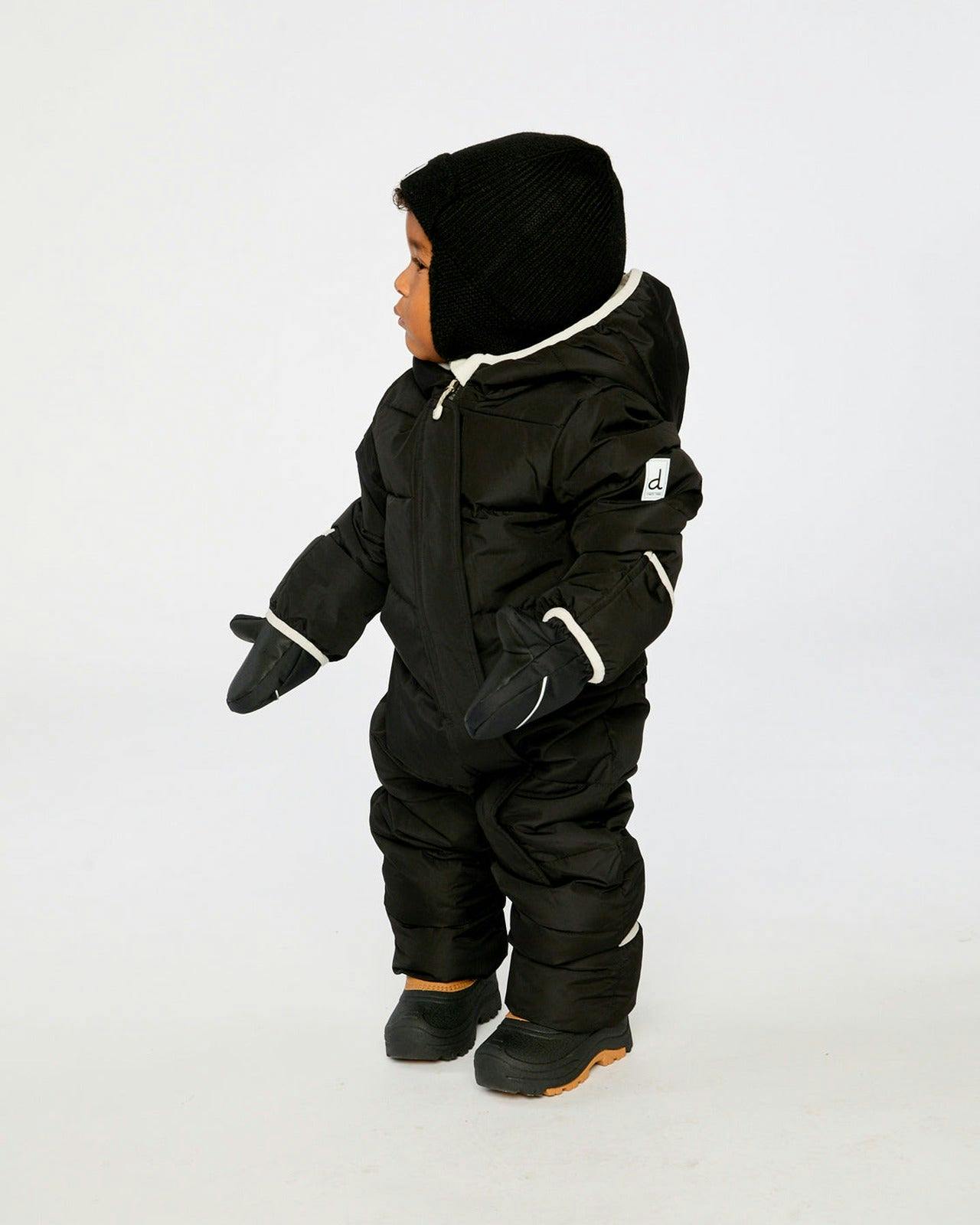 Baby Cloud One Piece Snowsuit Adapted For Car Seats Black