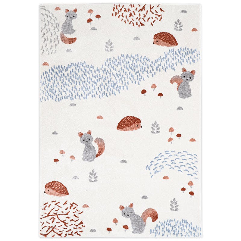 Flat Woven Graphic Print Rectangular Rug