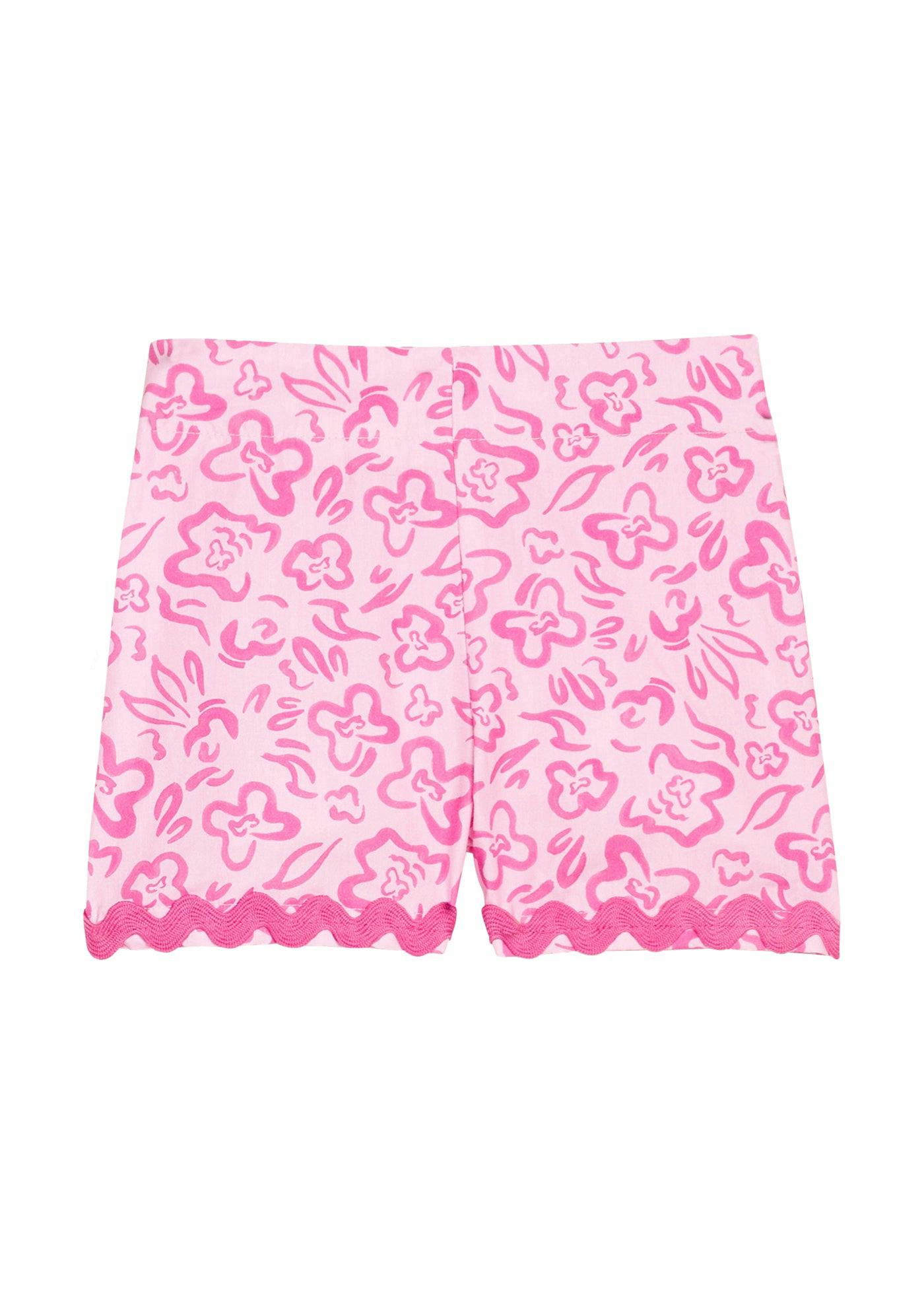 Ric Rac Shorts - Matisse Blooms Pink