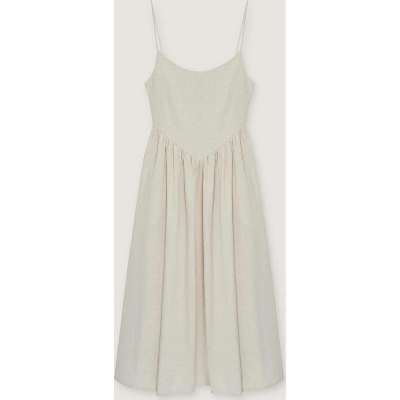 Lippia Woman Dress Sand Vigore