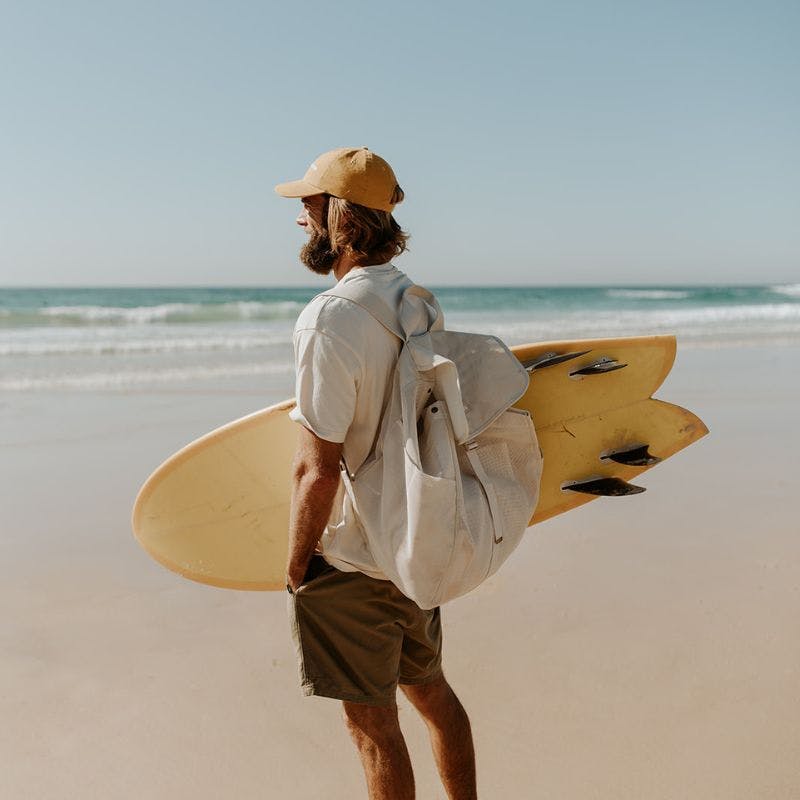 Beach Hauler™ Mesh Backpack - Sand