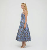 The Margot Dress -  Stowell Medallion Iris