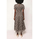 Jennifer Dress in Olive Blossom