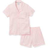 Women's Pima Short Sleeve Short Set in Pink