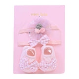 Pink Bow and Flower Gift Set