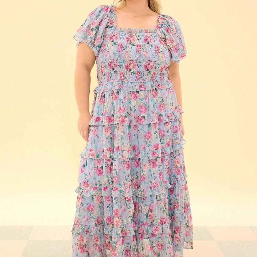 Winnie Dress in Peony Blossoms