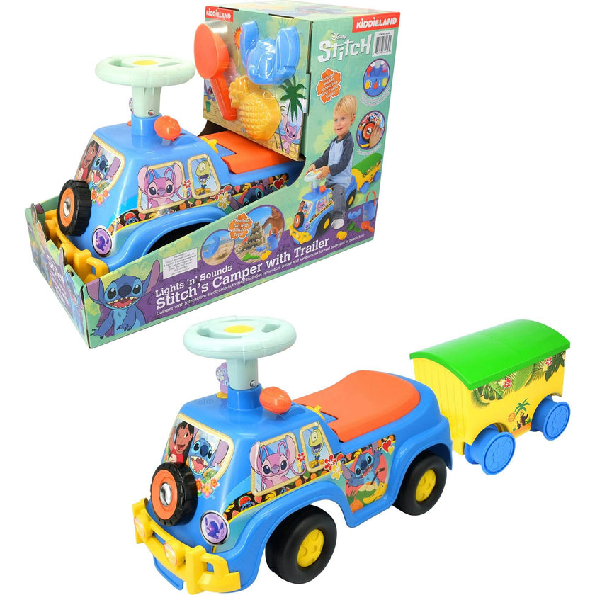 Light 'N' Sounds: Ride-On Camper & Trailer - Stitch
