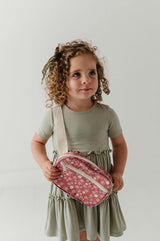 Girls Mini Belt Bag in Tiny Petals