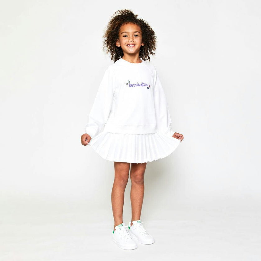 Long Raglan Sleeve Sweatshirt