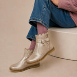 Cellia Bootie | Blush Leather