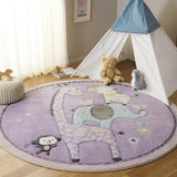 Carousel Kids 120 Large Round Rug