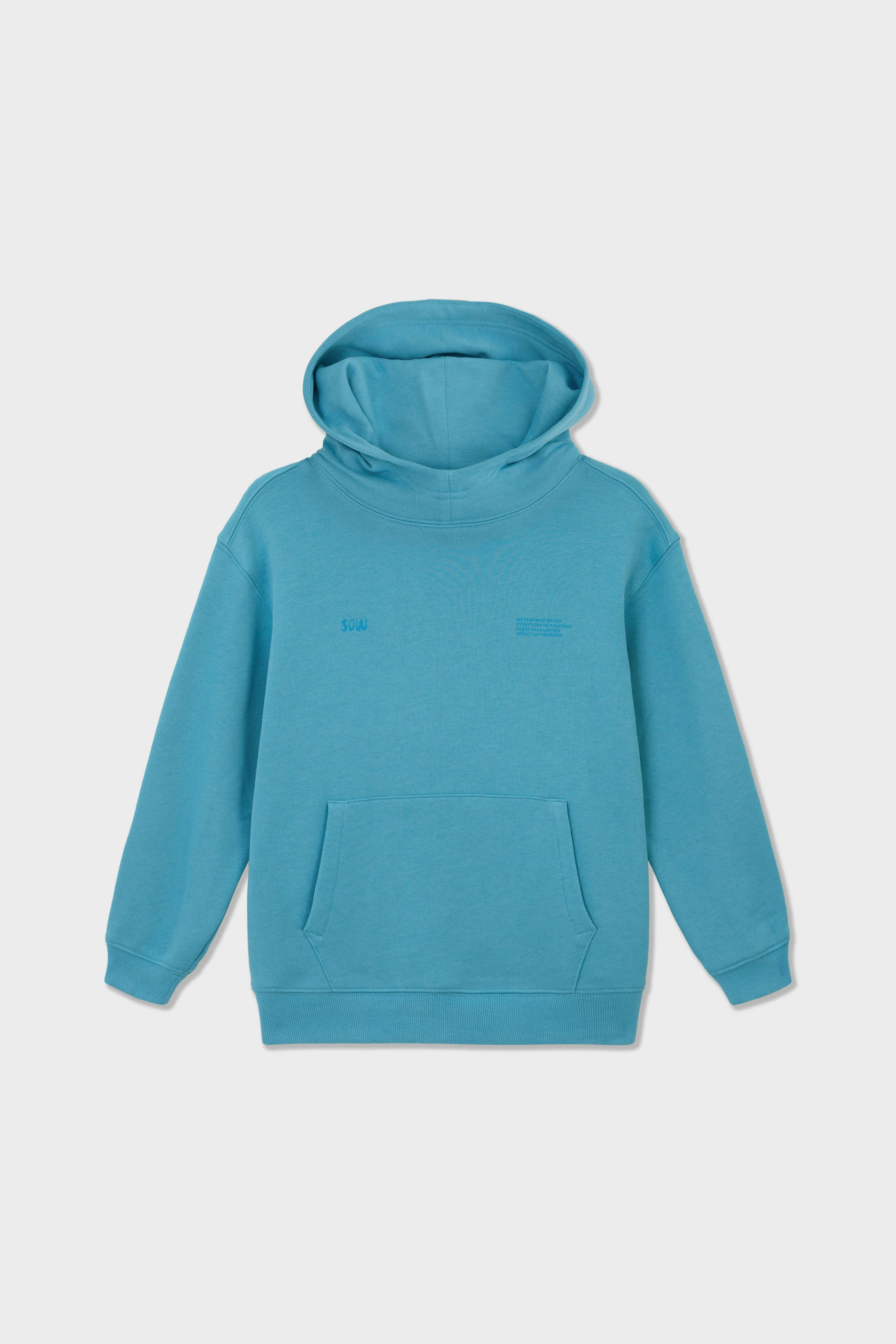 Relaxed Cotton Hoodie With Print