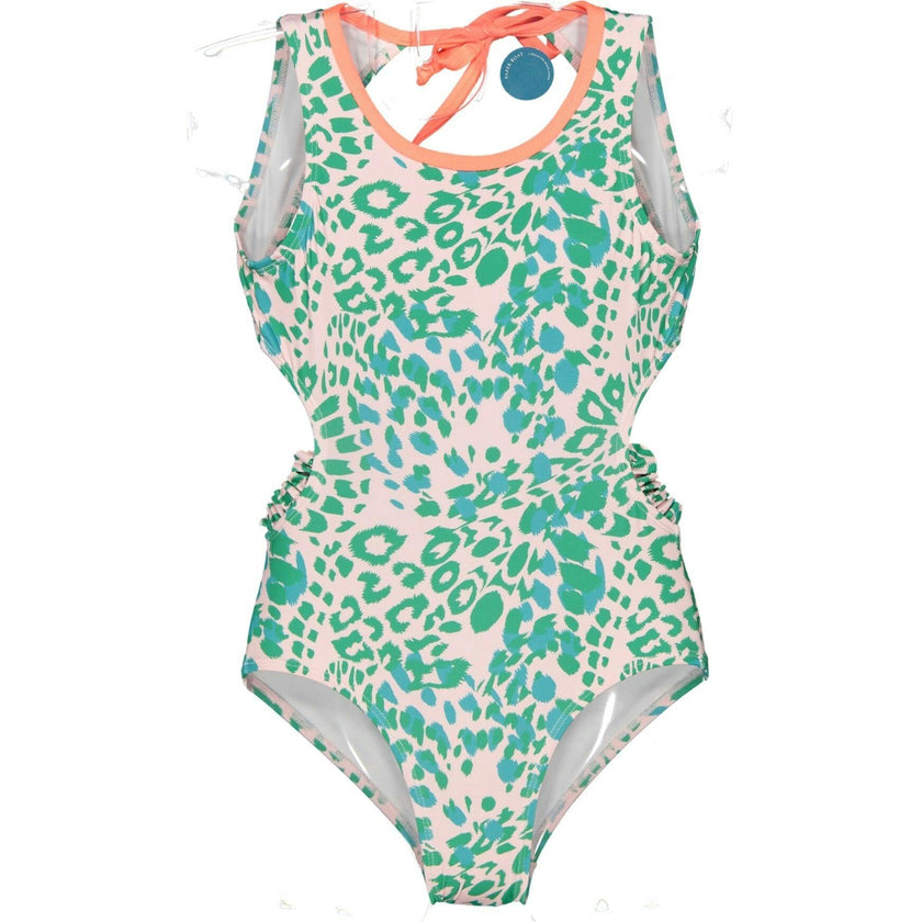 Spots Mini Ruffle Waist Triquini, Multi