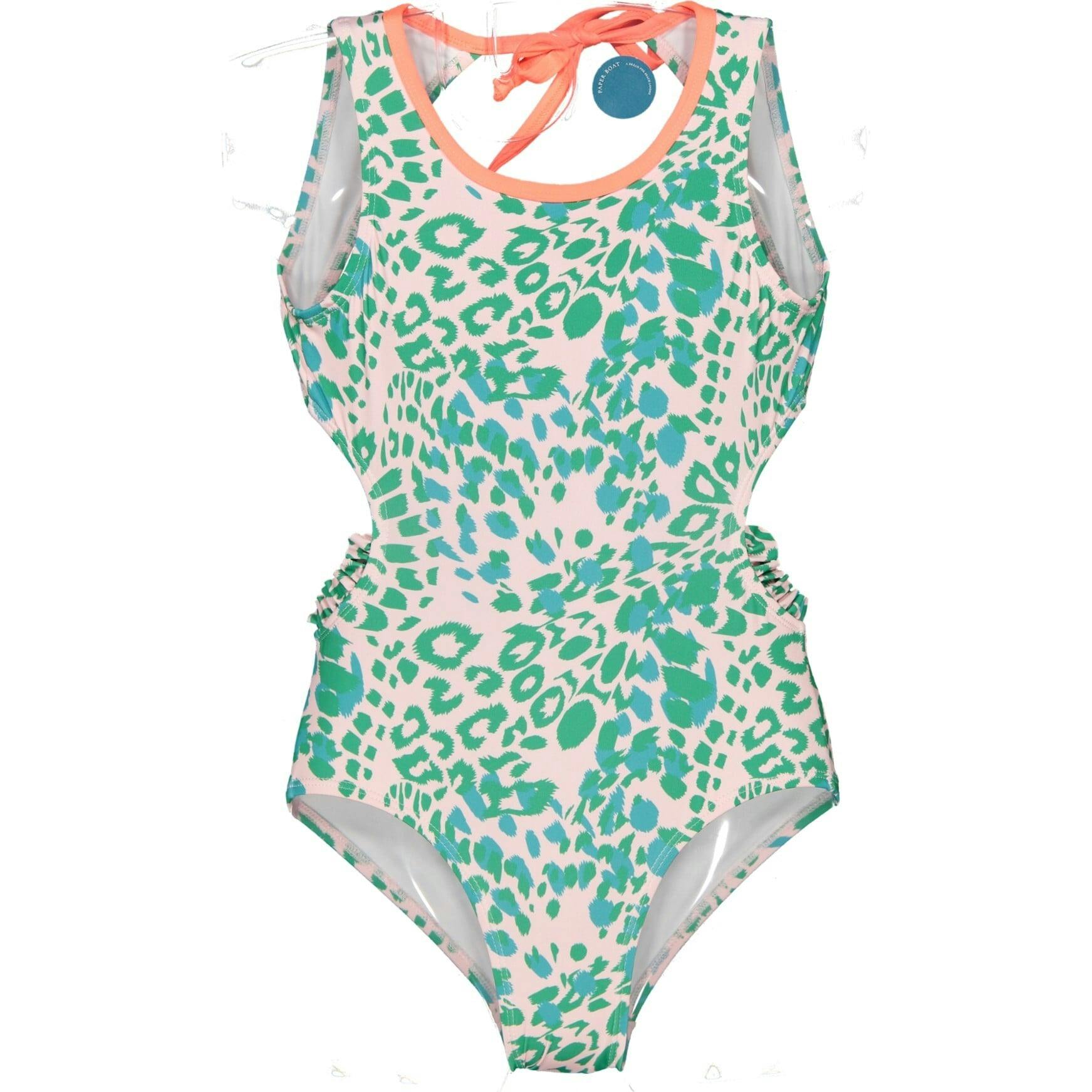 Spots Mini Ruffle Waist Triquini, Multi