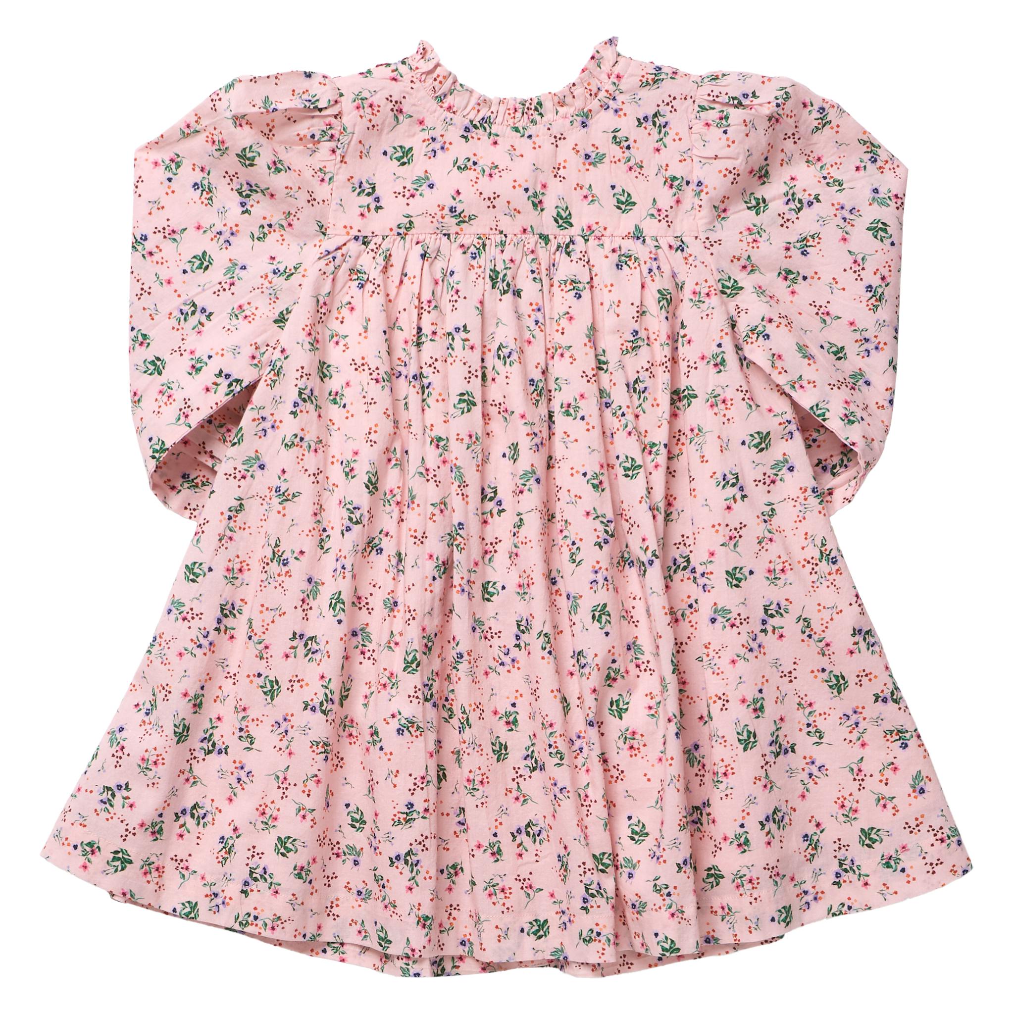 Girls Lucia Dress - Mini Cottage Floral