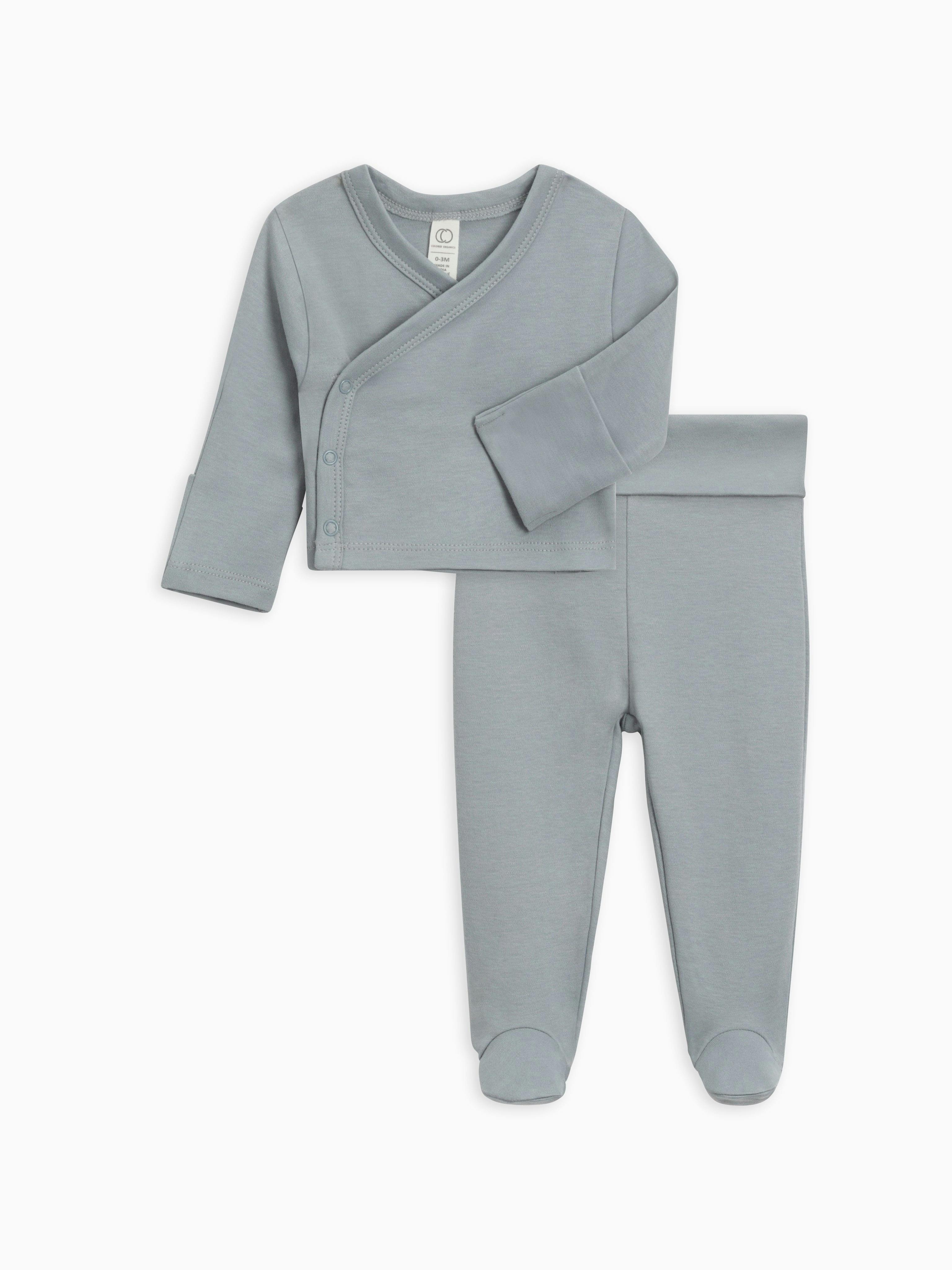 Classic Riley 2 Piece Kimono Wrap Top and Pant Set