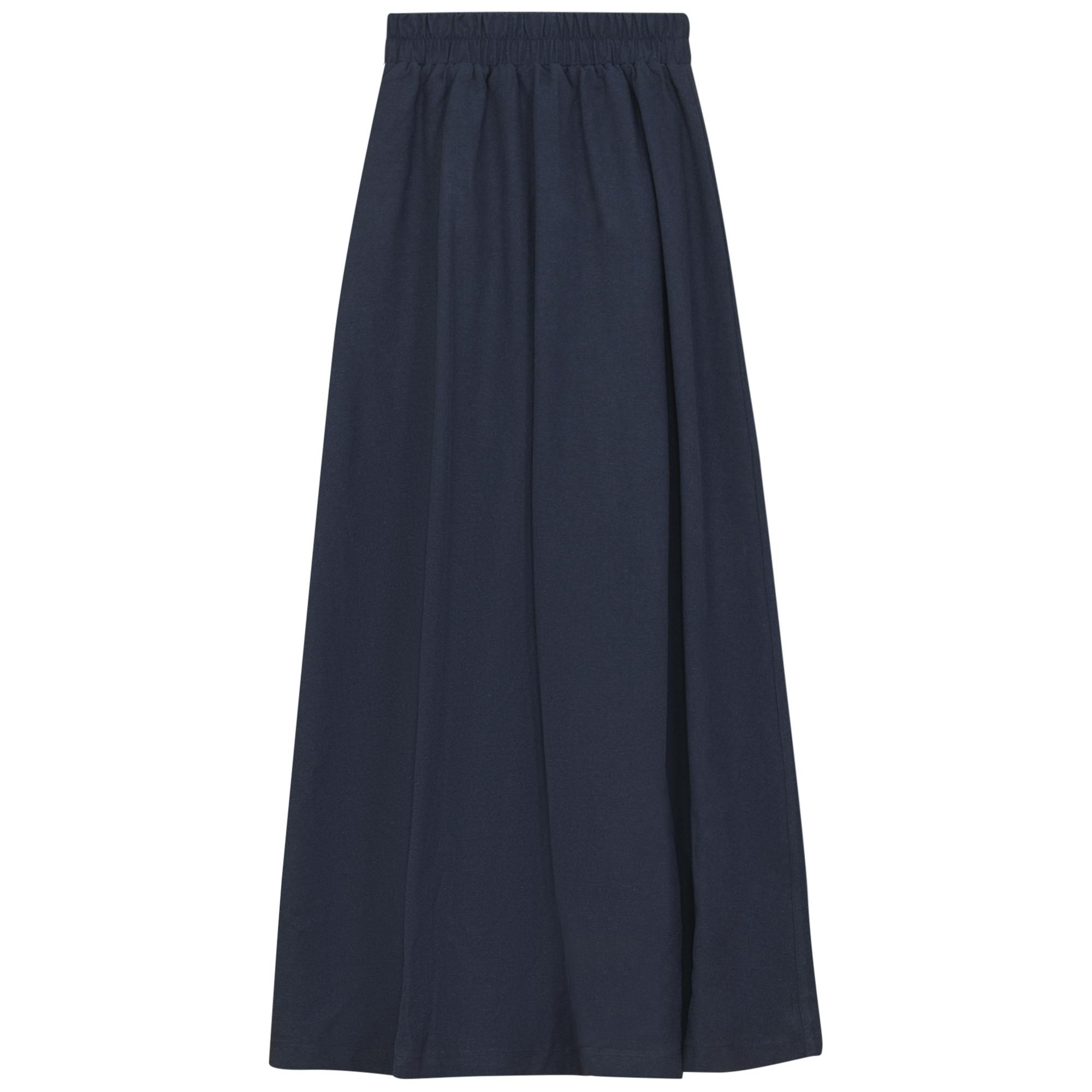 Linen Maxi Pull On Skirt