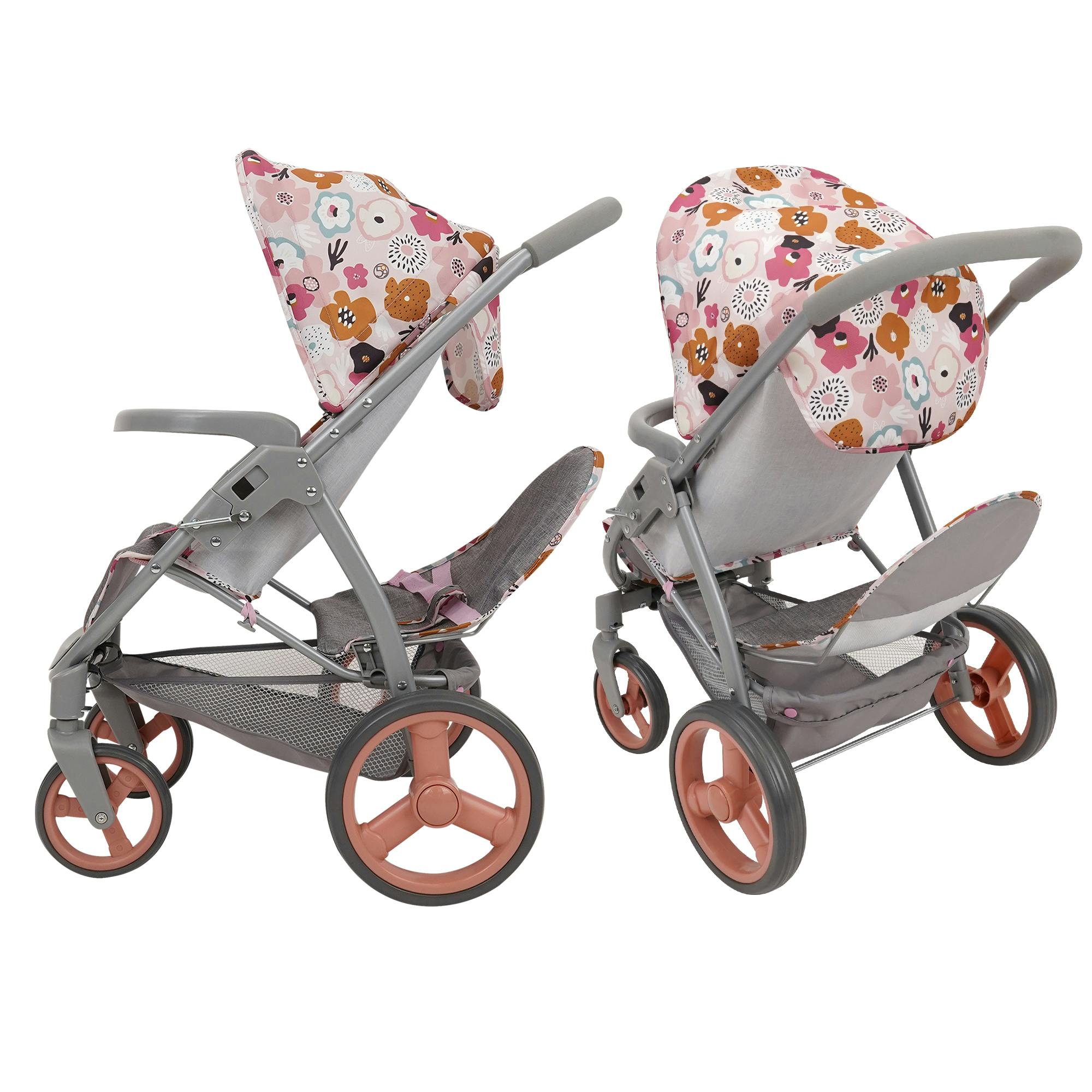 Melange Flora: Doll Stroller - Duo Twin