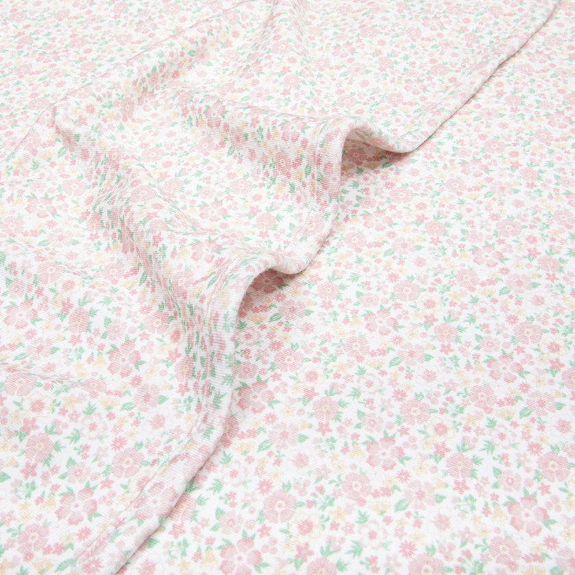 baby antique floral blanket