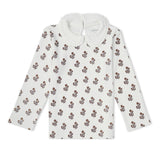 Organic Ruffle Collar Top & Legging Set - Loom