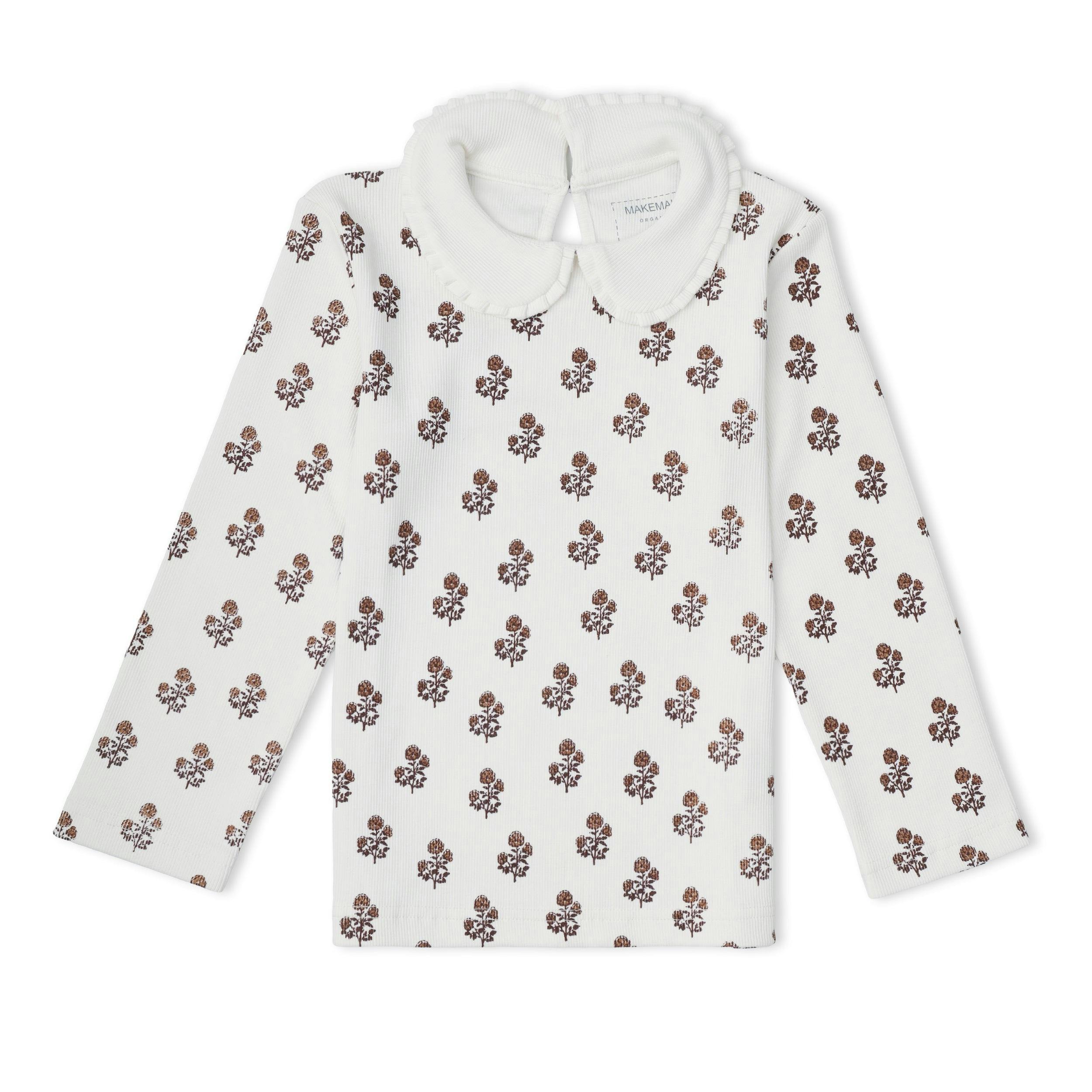 Organic Ruffle Collar Top & Legging Set - Loom