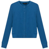 Cropped Ribbed Cardigan