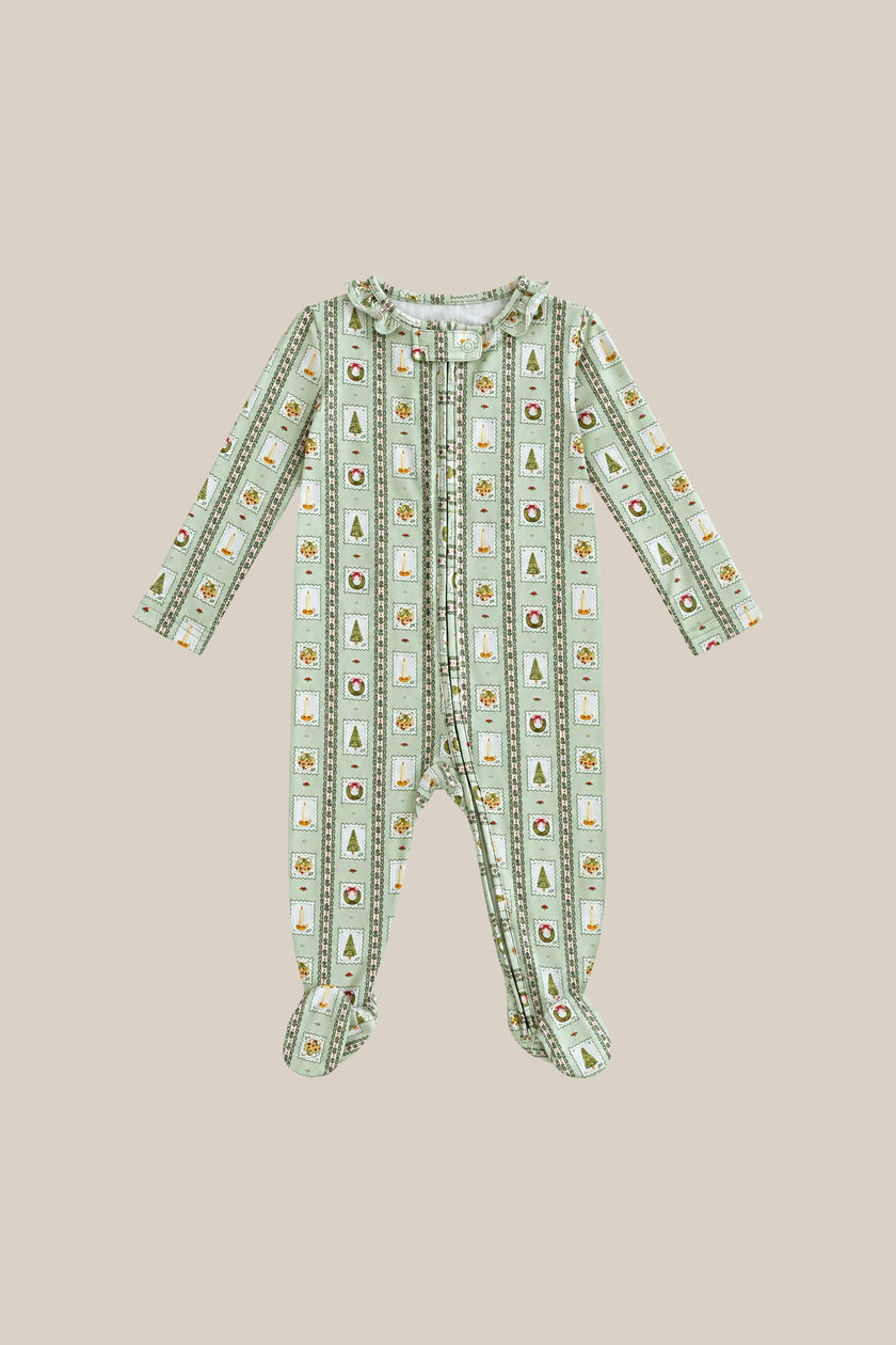 Baby So Soft Onesie in Merry Mail Linear