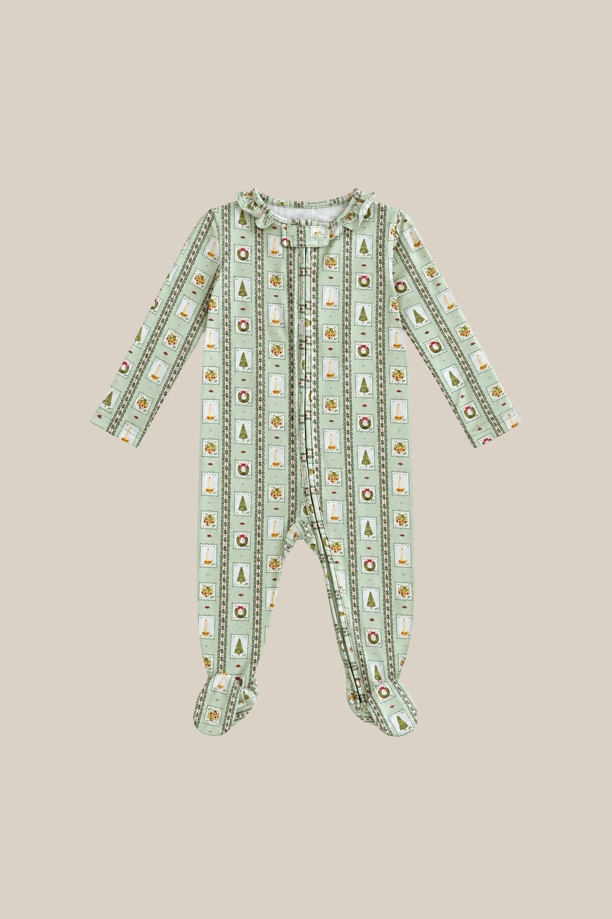 Baby So Soft Onesie in Merry Mail Linear