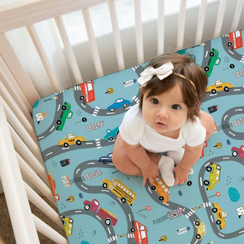 Print Organic Crib Sheet