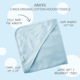 HARPER 3-Pack Hooded Towel