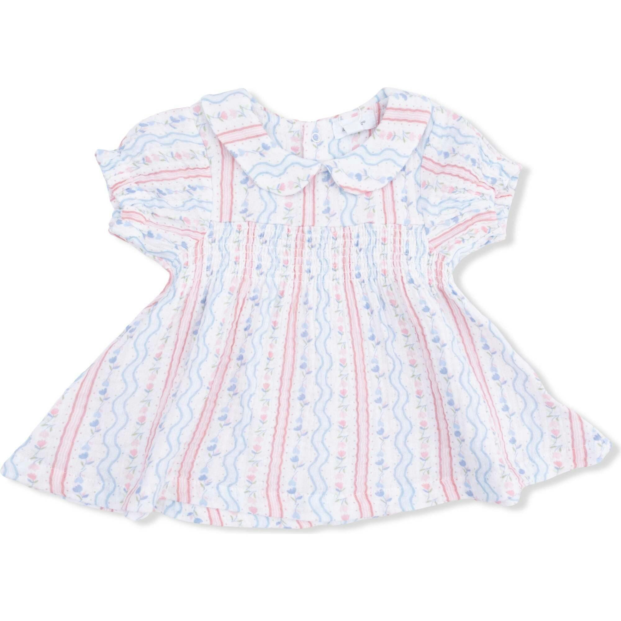 Tulip Stripe - Smocked Dress Set