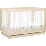 Harlow Acrylic 3-In-1 Convertible Crib With Toddler Bed Conversion Kit