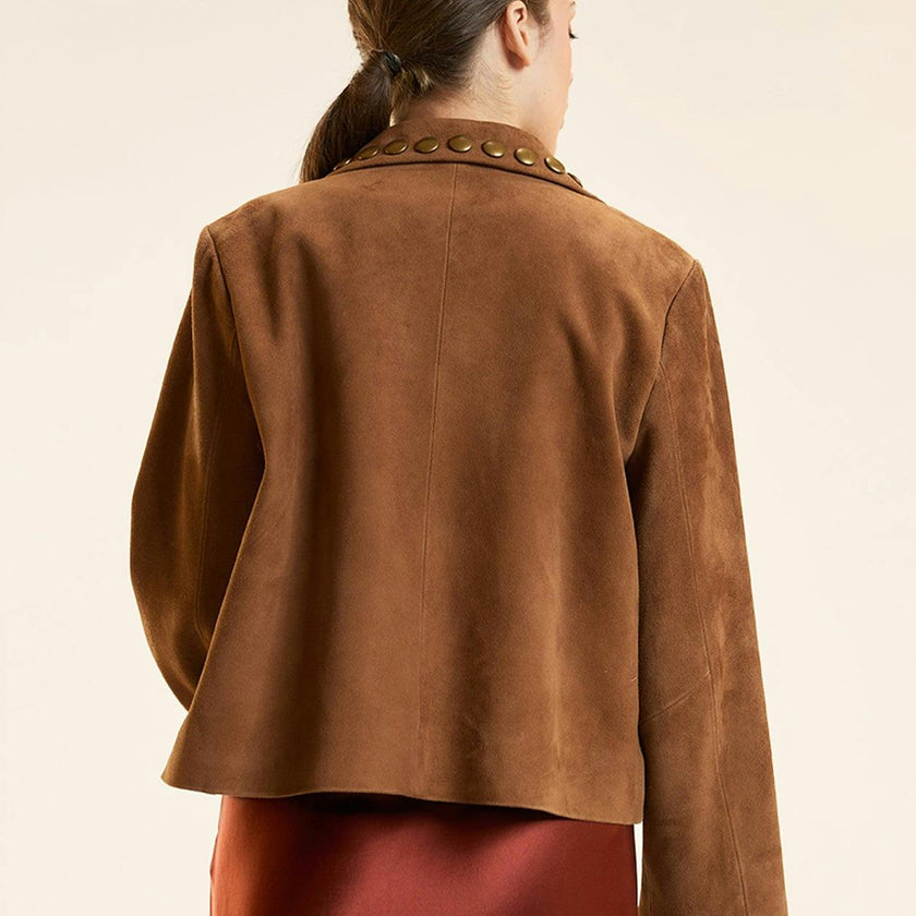 Studded Suede Jacket