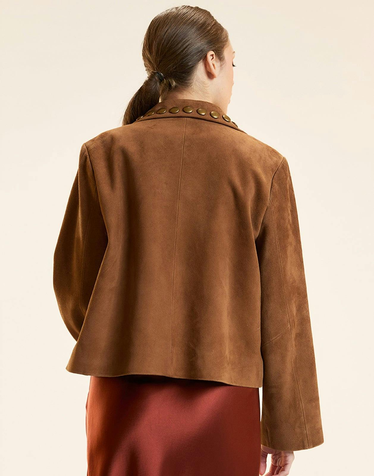 Studded Suede Jacket