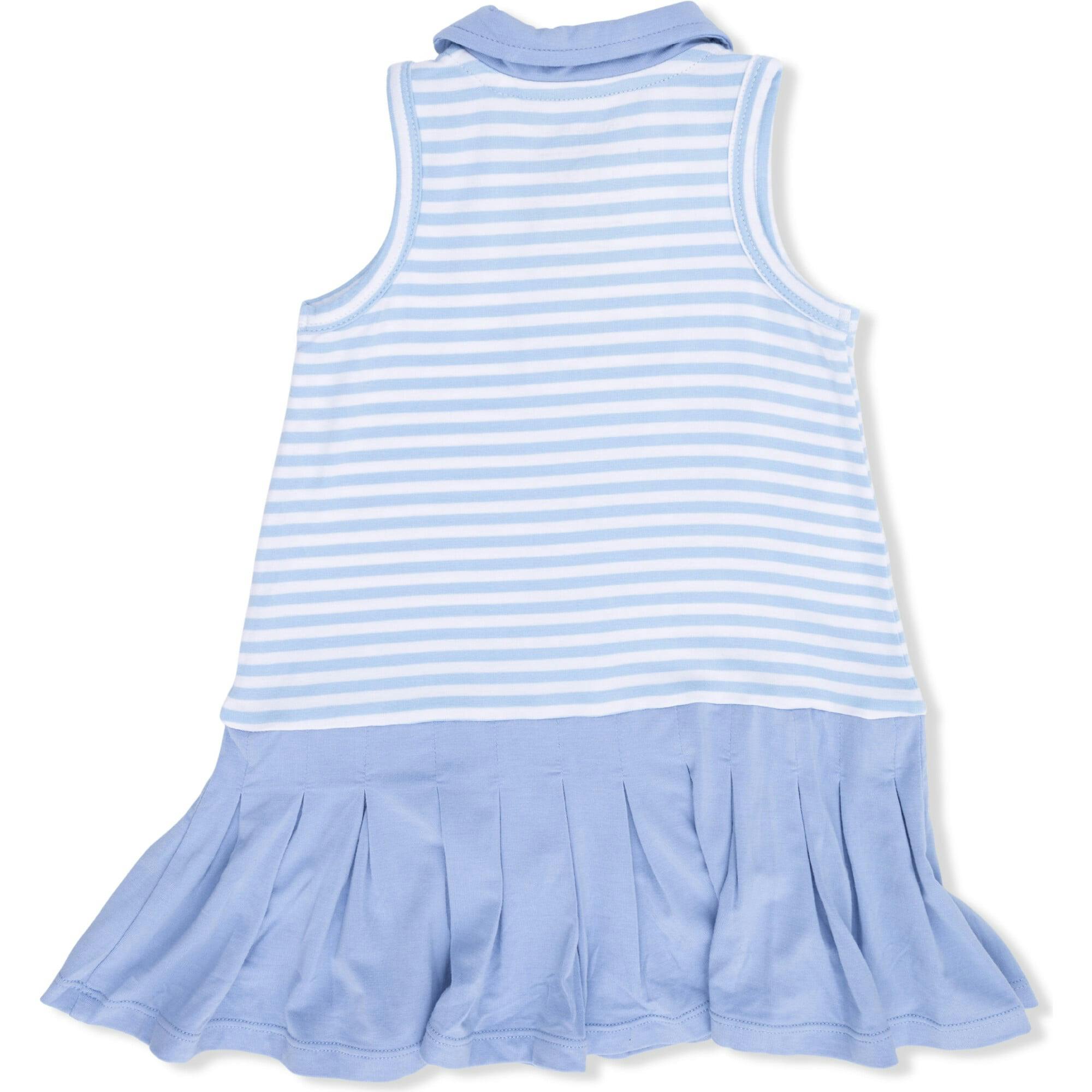 Striped Golf - Polo Tennis Dress with Cartwheel Short