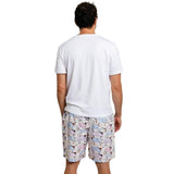 Men's Drawbertson Longhorns Sleep Shorts - Organic Cotton Poplin