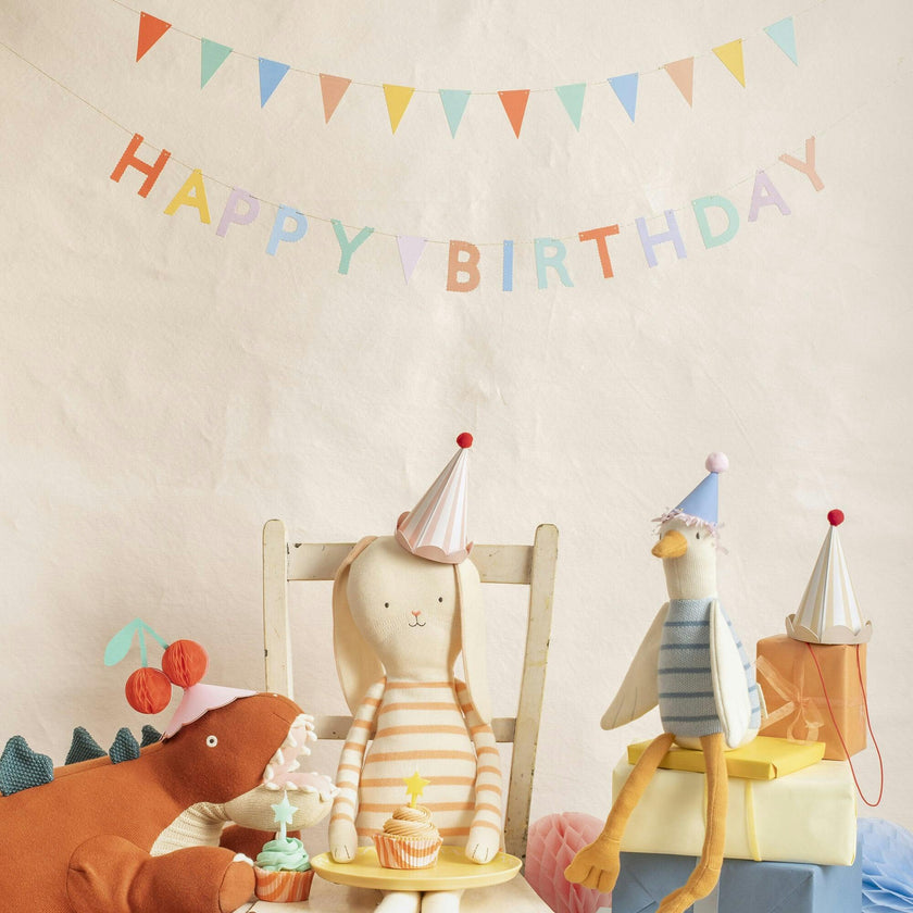 Stripe Pastel Party Hats