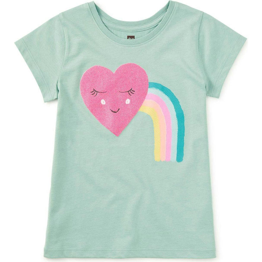 Love a Rainbow Graphic Tee, Green