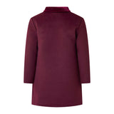 Burgundy Dress Coat
