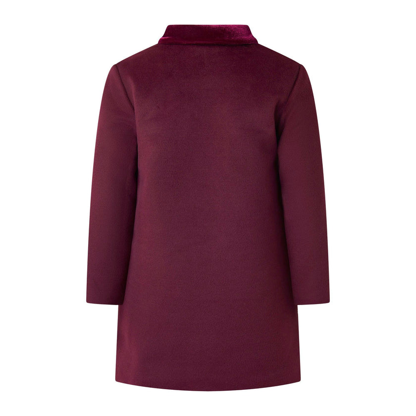 Burgundy Dress Coat