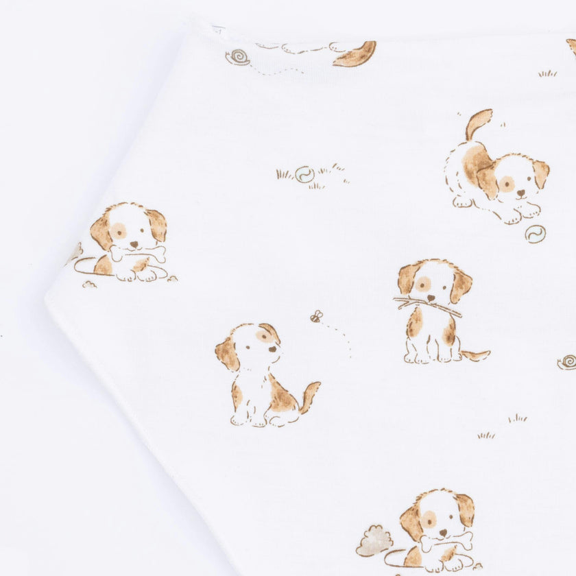 Explorer Puppy - Take Me Home Set with Bandana Bib & Swaddle