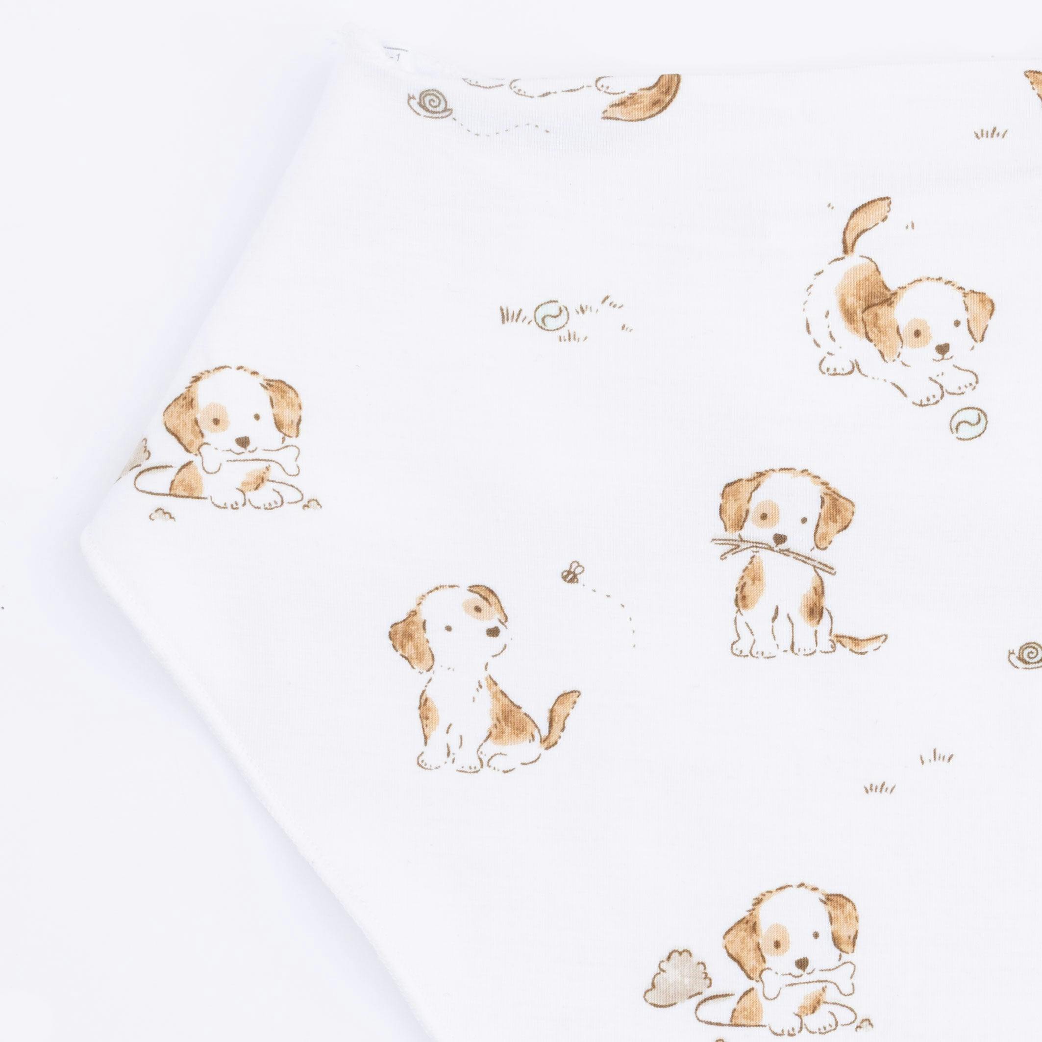 Explorer Puppy - Take Me Home Set with Bandana Bib & Swaddle