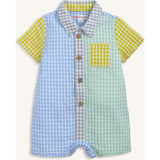 Magnetic Boys Collar Romper