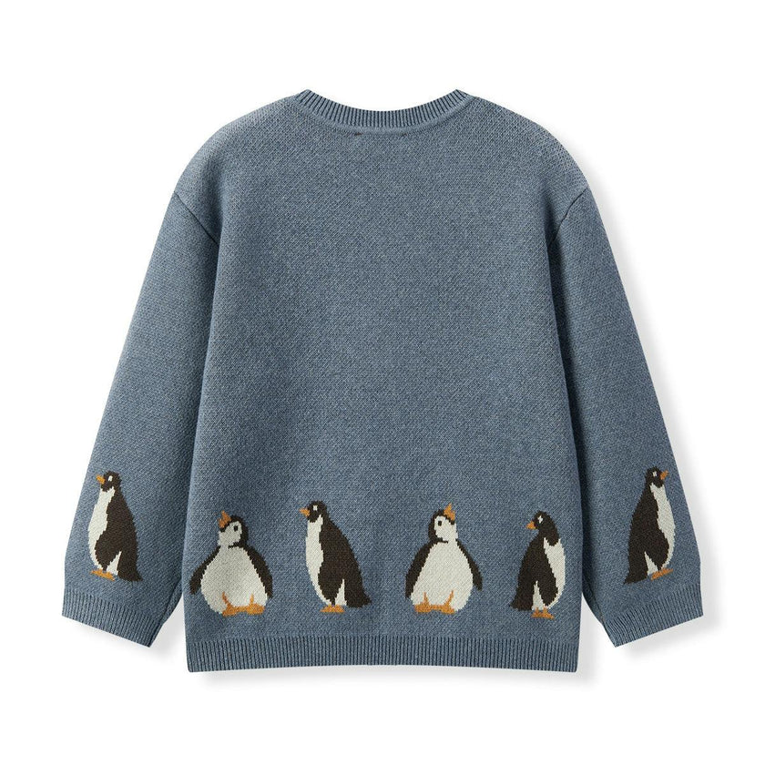Family Knitted Birdseye Jacquard Sweater