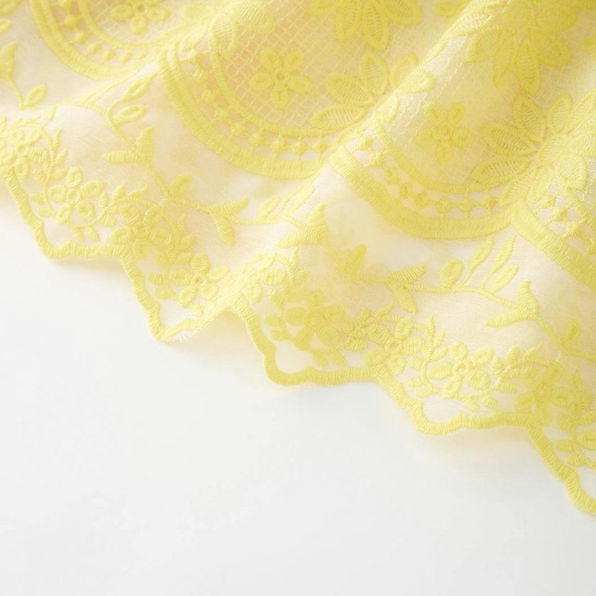 Kaia Lace Embroidered Maxi Dress