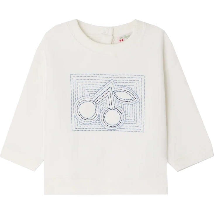 BONPOINT Dahlia Sweatshirt - Blanc Lait