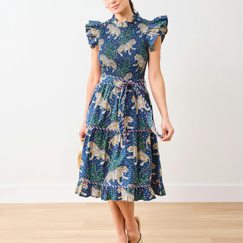 Bagheera - Let's Ruffle Dress - Navy